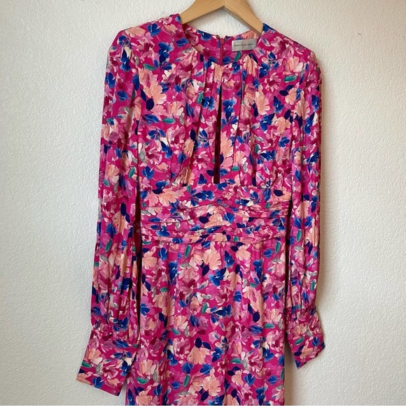 Rebecca Vallance Pink Floral Mini Dress - Picture 5 of 7